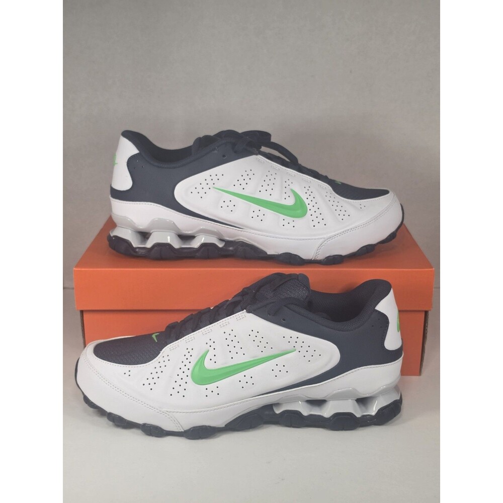 Nike Reax 8 NSW SL Training Shoes Mens 10 White Green Navy IR5118-102